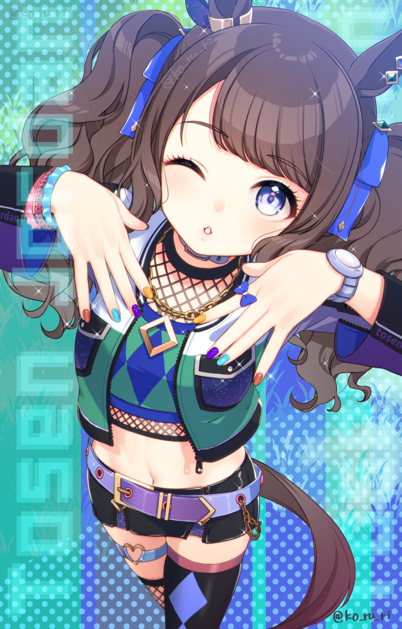 This is a pixiv picture whose title is トーセンジョーダン.