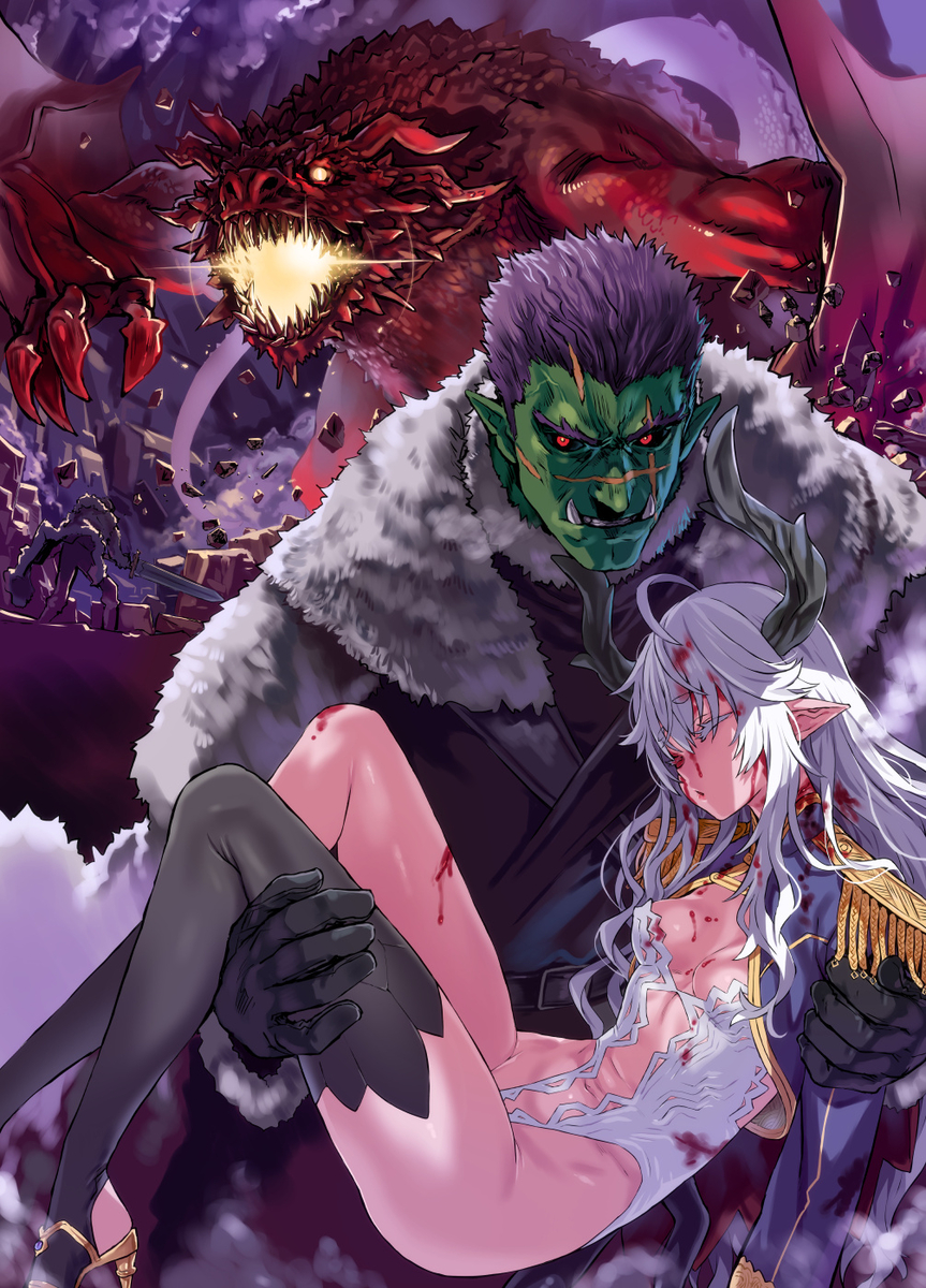 This is a pixiv picture whose title is ドラゴンスレイヤー.