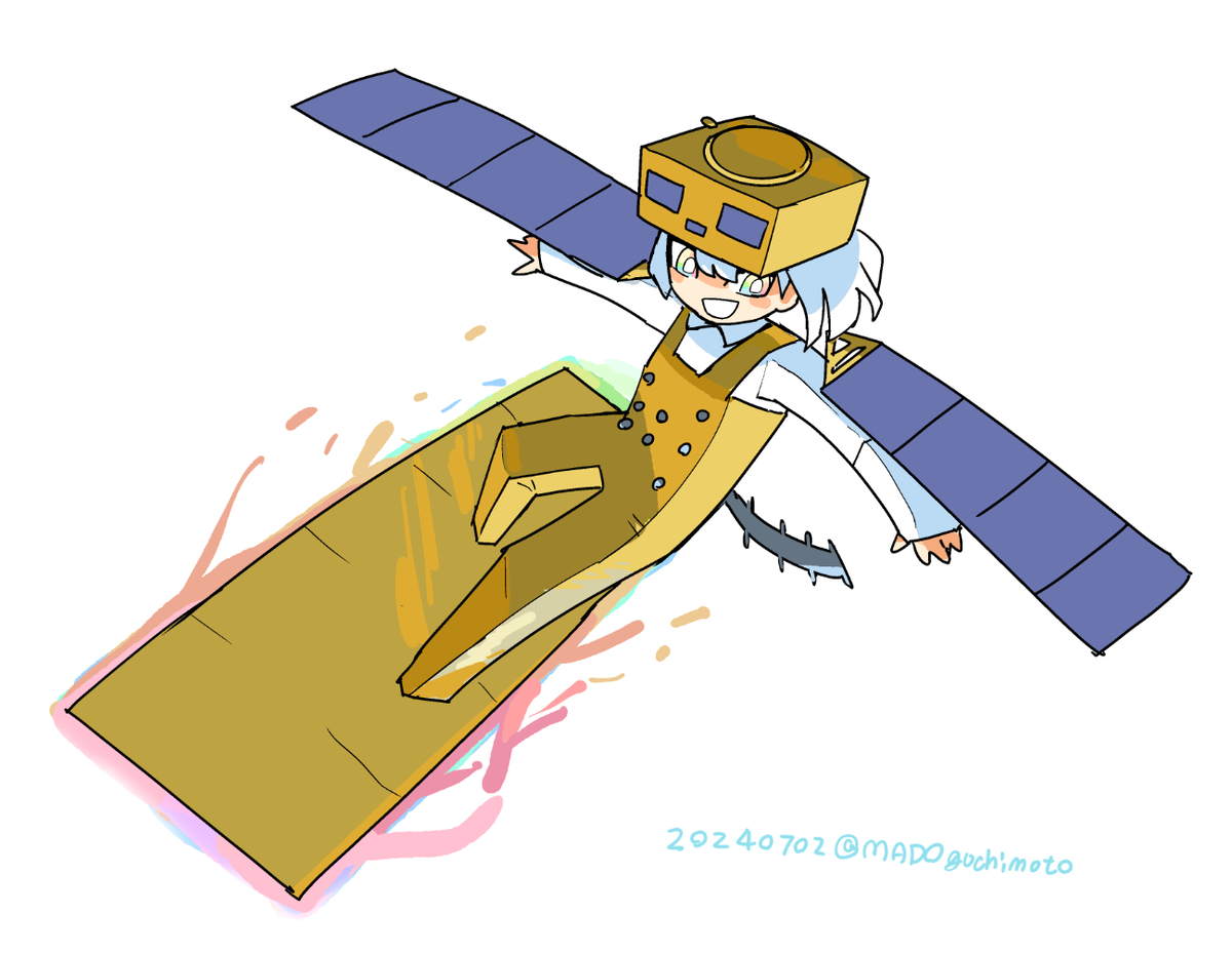 This is a pixiv picture whose title is アンテナ展開完了！.