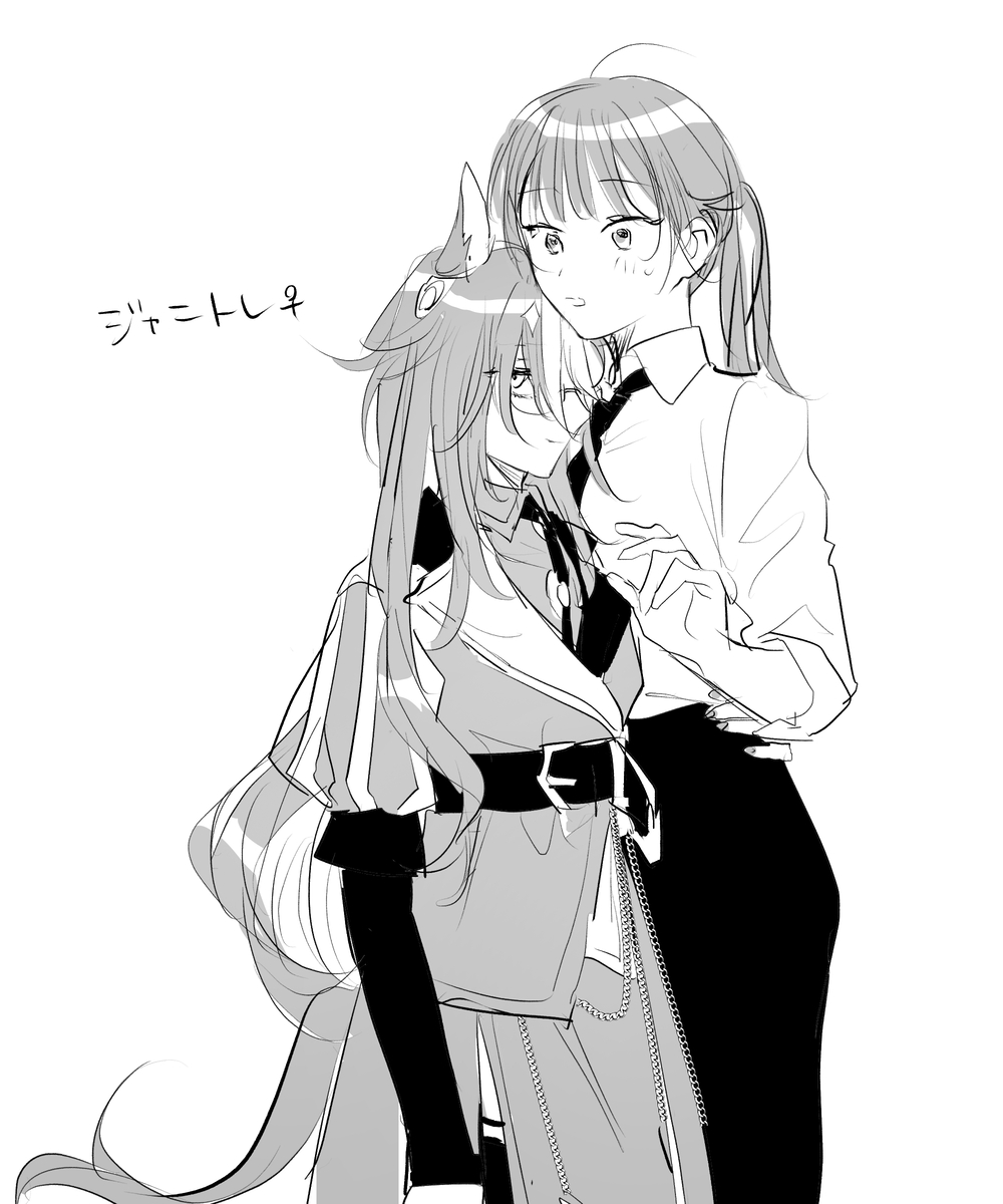 This is a pixiv picture whose title is ジャニトレ♀.
