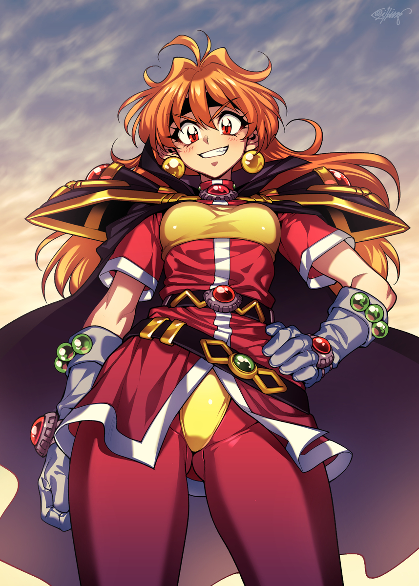 This is a pixiv picture whose title is Lina Inverse.