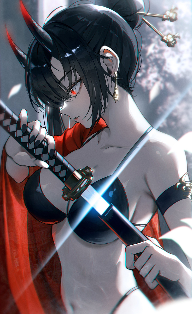 This is a pixiv picture whose title is 満開.