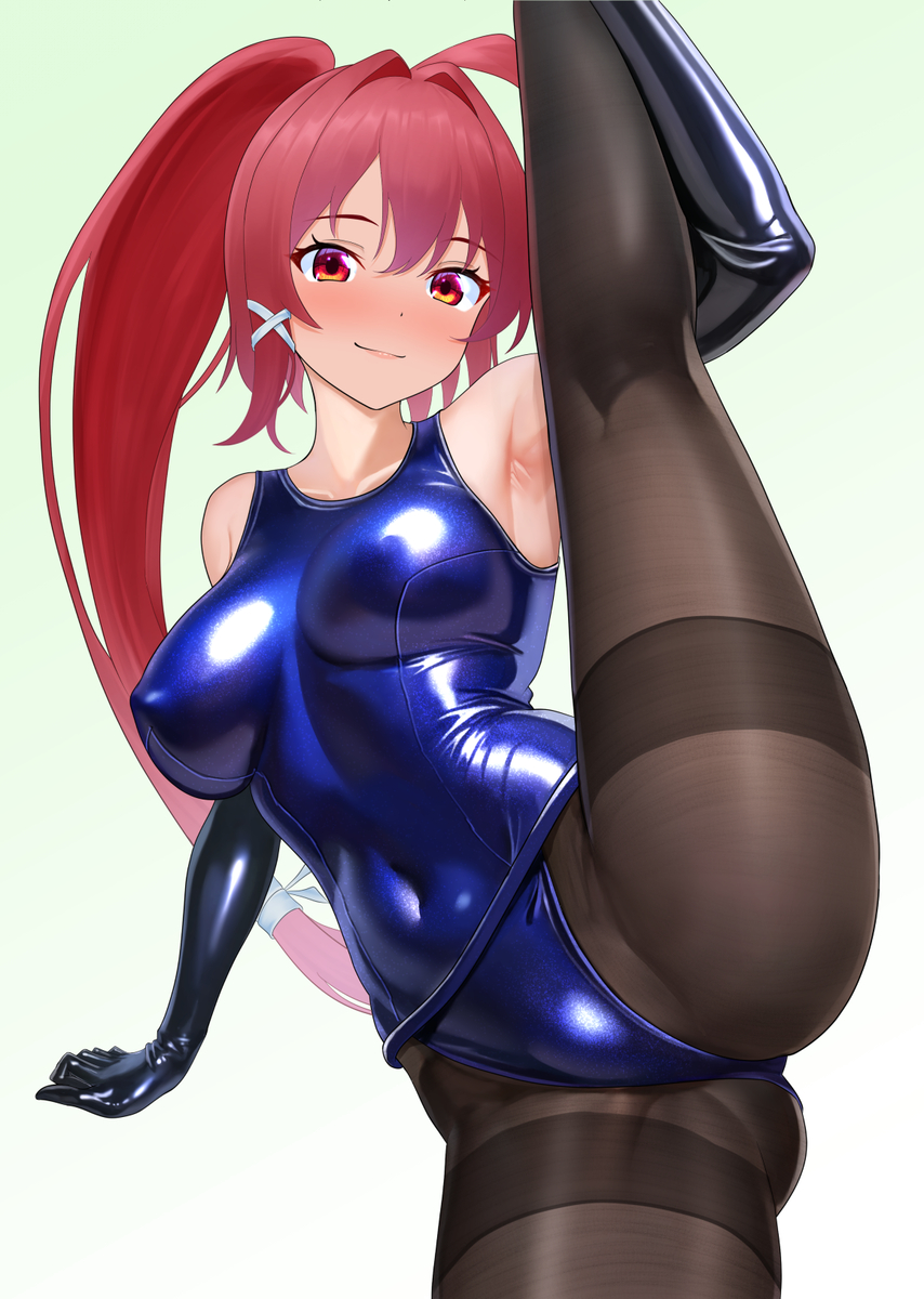 This is a pixiv picture whose title is スク水曜日！.