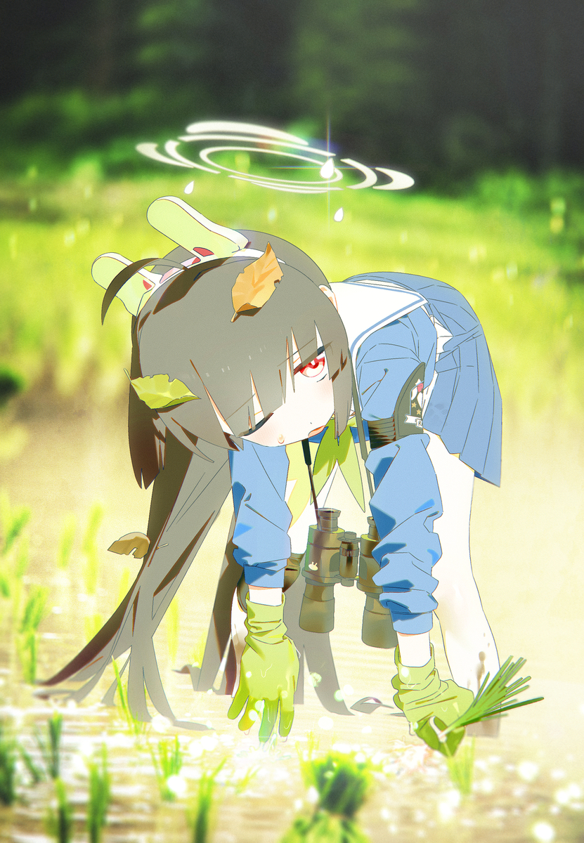 This is a pixiv picture whose title is 🌾.