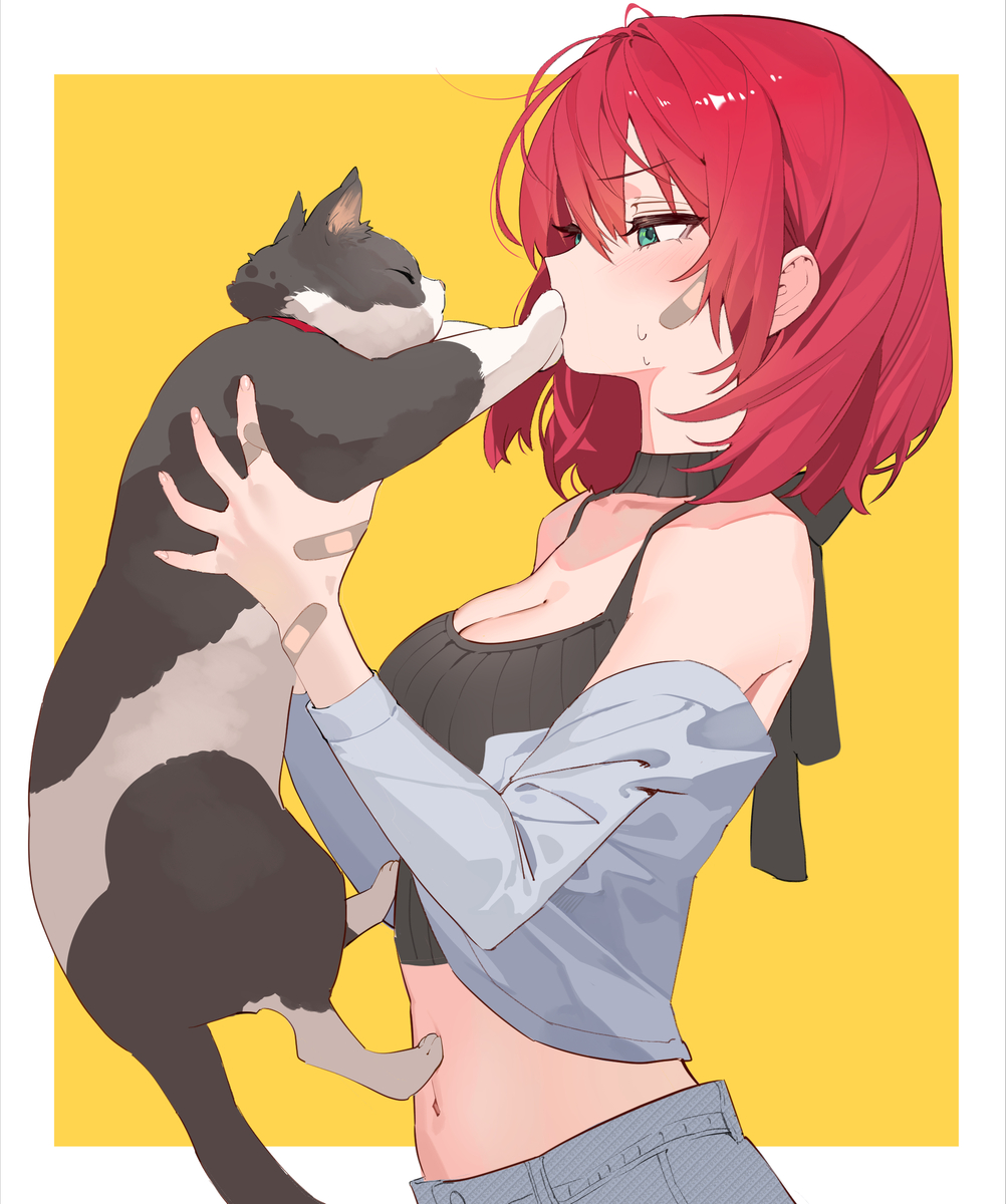 This is a pixiv picture whose title is 🐾❌🐾.