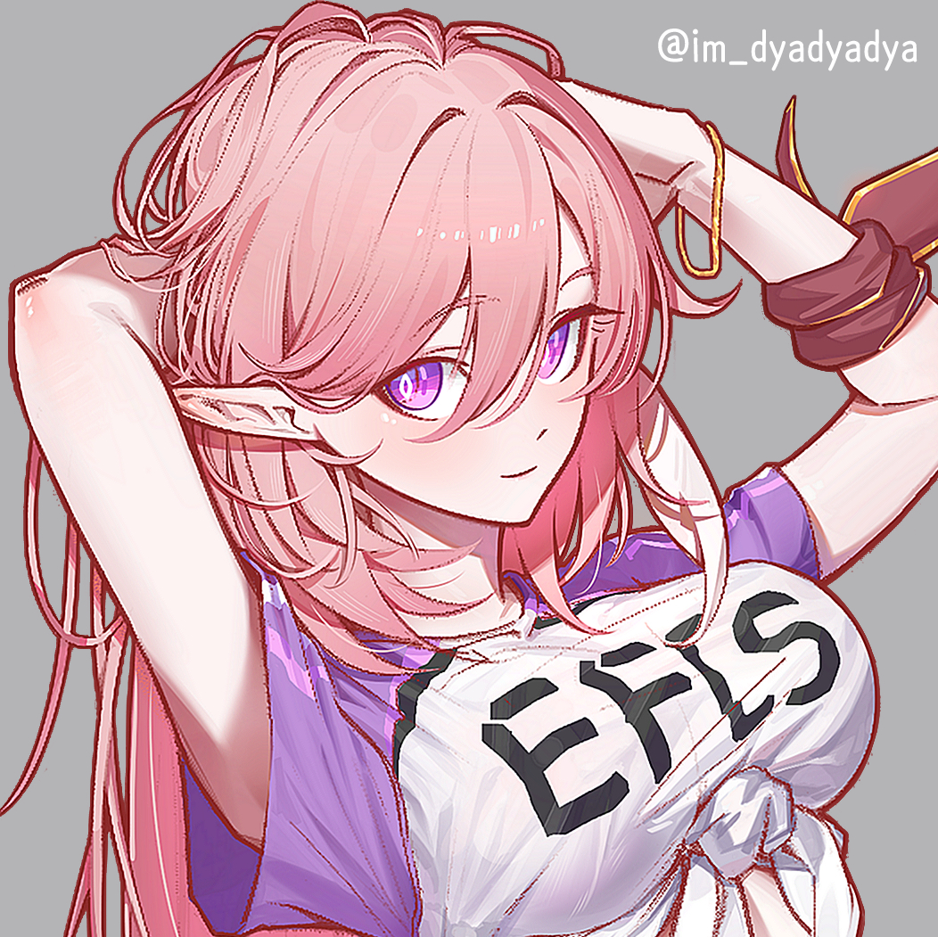 This is a pixiv picture whose title is Elysia.