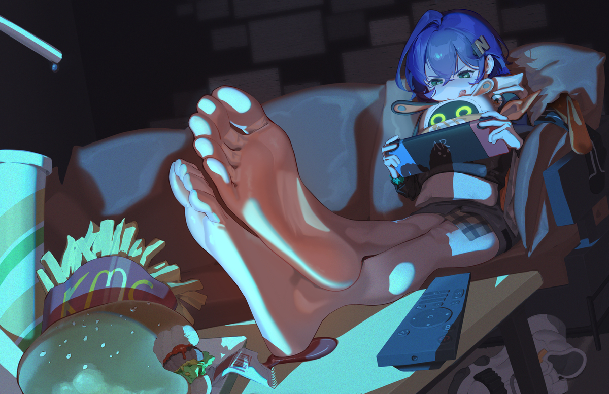 This is a pixiv picture whose title is _且~~(=´ڡ`=).