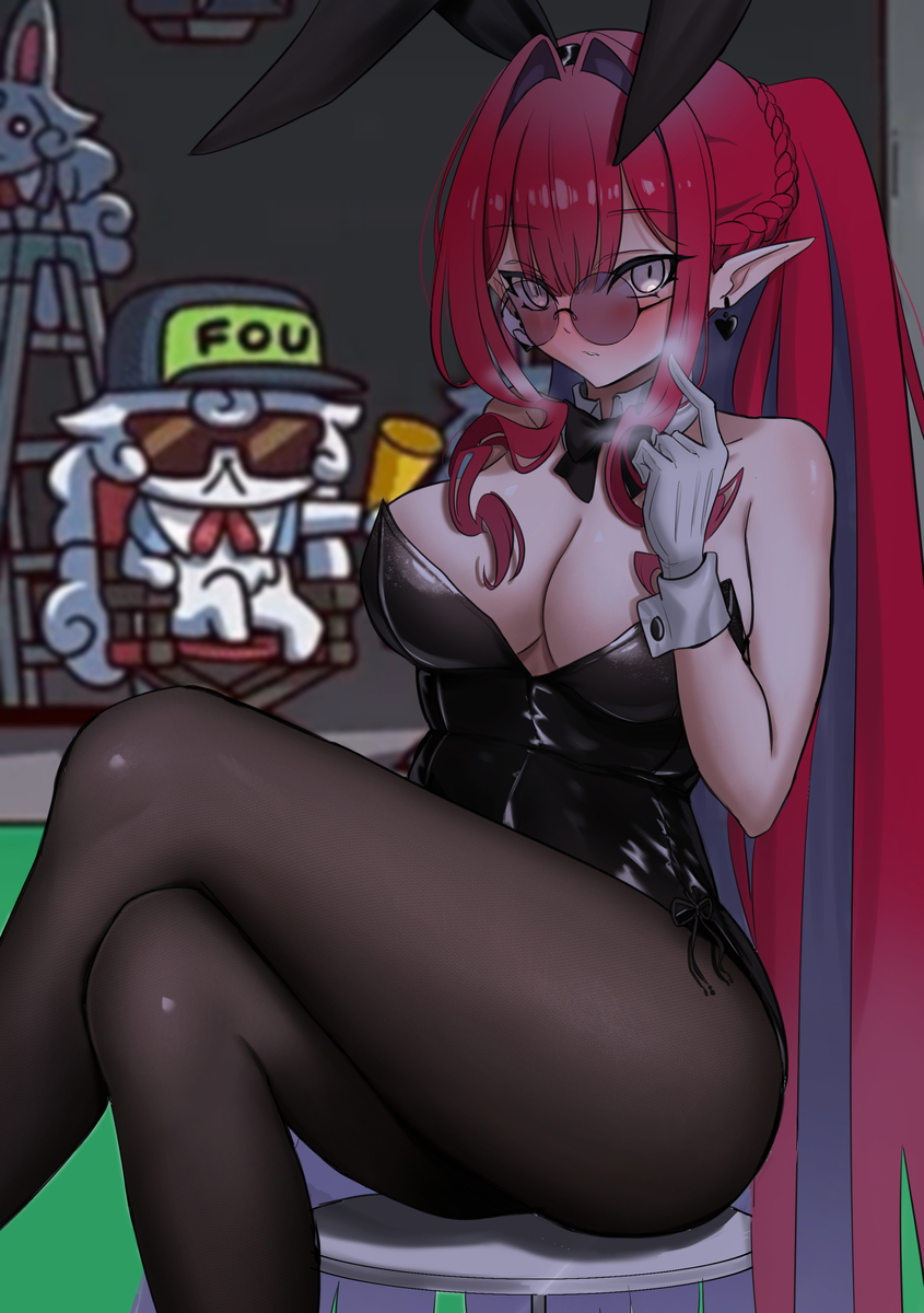 This is a pixiv picture whose title is Bunny Baobhan Sith.