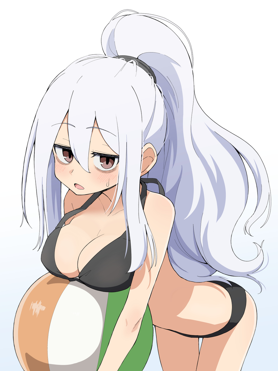 This is a pixiv picture whose title is 水着のクマの子.