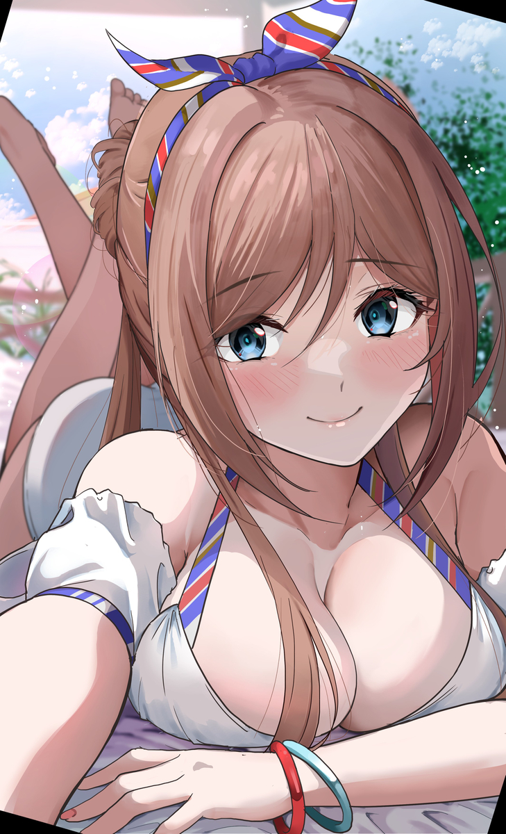 This is a pixiv picture whose title is お姉ちゃんから弟くんへ.