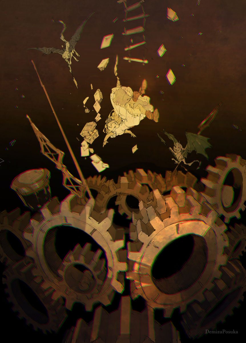 This is a pixiv picture whose title is 時間切れ！.