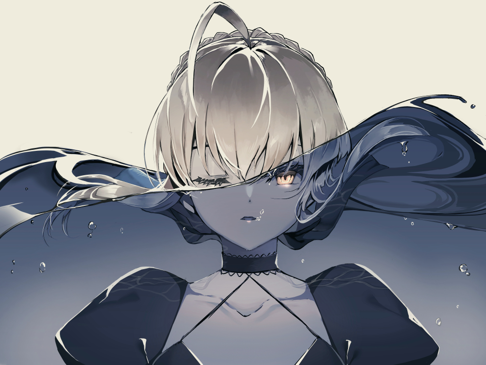 This is a pixiv picture whose title is 黒化.