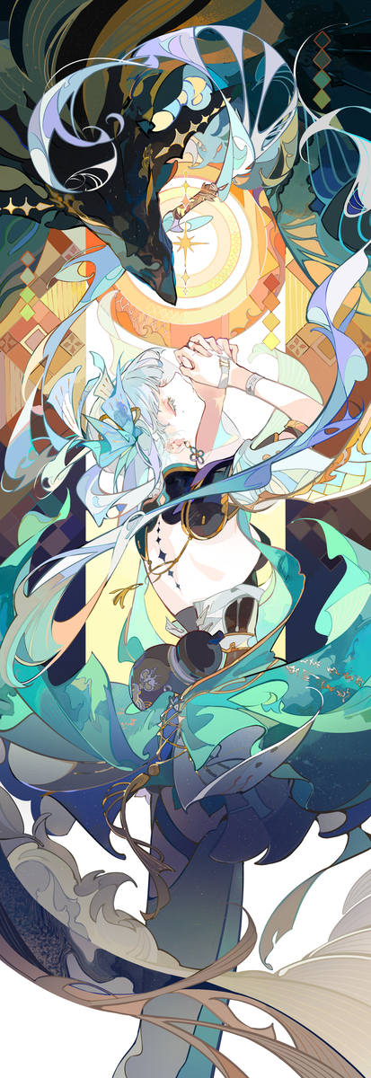 This is a pixiv picture whose title is Jinhsi🐉.