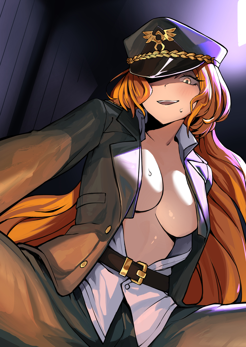 This is a pixiv picture whose title is 船長イシュ.