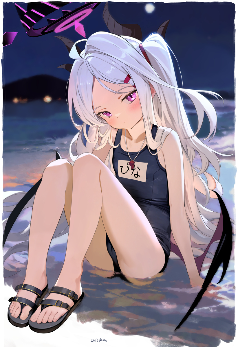 This is a pixiv picture whose title is 🏝️.