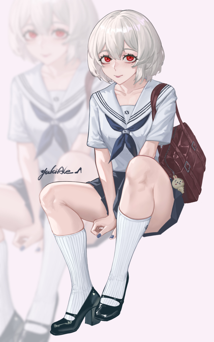 This is a pixiv picture whose title is JKシリアス!!!.