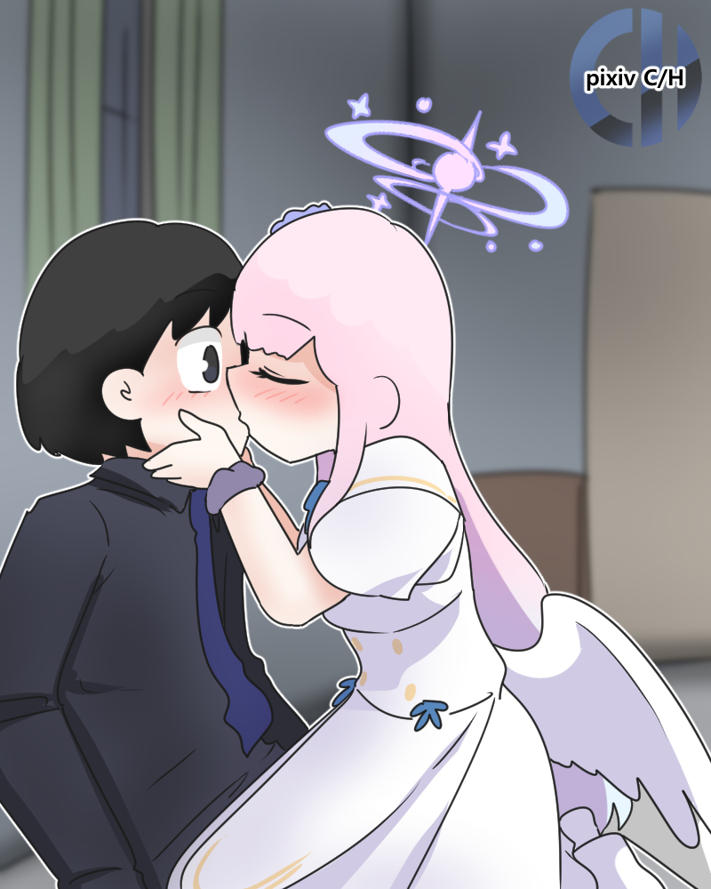 This is a pixiv picture whose title is [F/P] 나쁜 아이 Bad Girl.