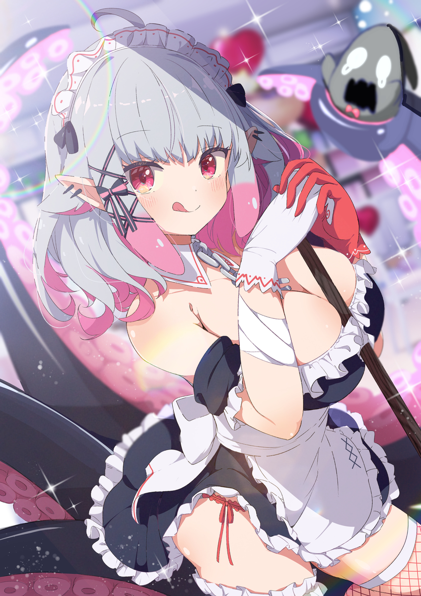 This is a pixiv picture whose title is スケブ納品物206.