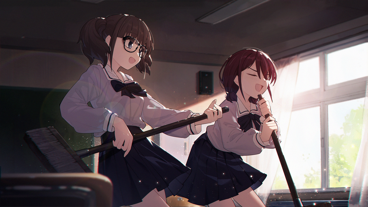 This is a pixiv picture whose title is 空虚，继续画双菜.