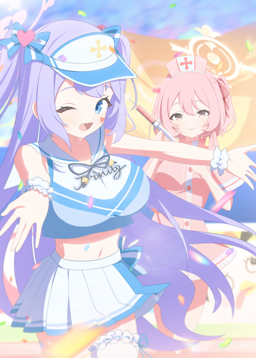 This is a pixiv picture whose title is ふれー！！！😉💜🏅.