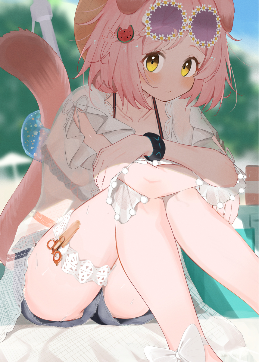 This is a pixiv picture whose title is 水着なGGちゃん.