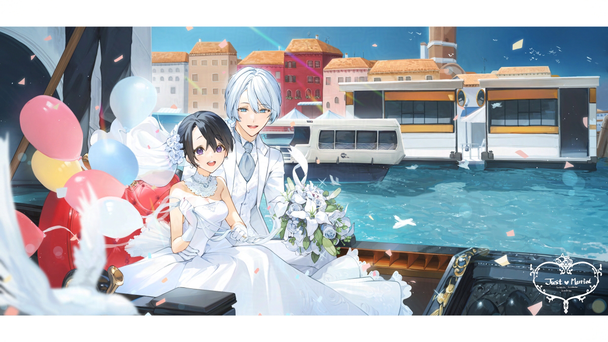 This is a pixiv picture whose title is ジューンブライド2024.