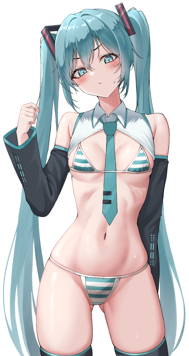This is a pixiv picture whose title is 初音ミク.
