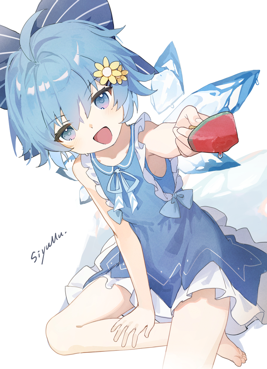 This is a pixiv picture whose title is チルノ.