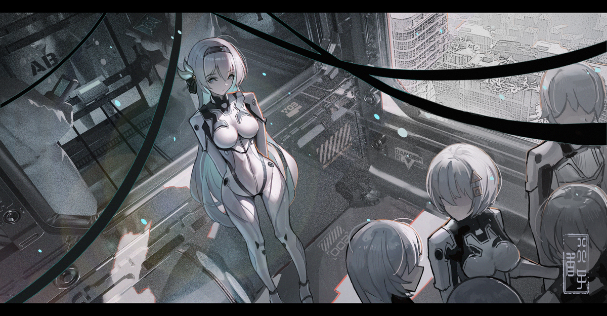 This is a pixiv picture whose title is 格拉默铁骑小队.