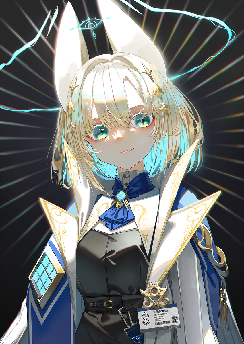 This is a pixiv picture whose title is 書記官.