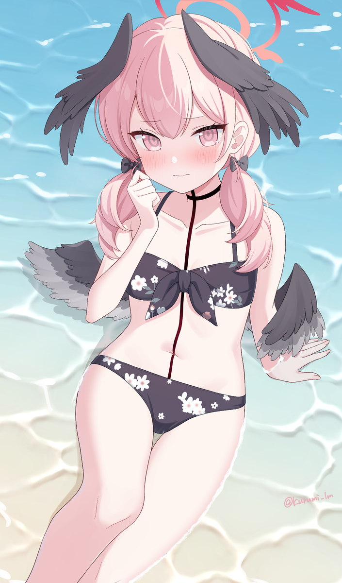 This is a pixiv picture whose title is 水着コハル.