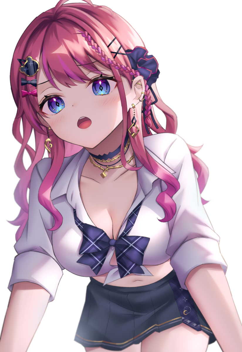 This is a pixiv picture whose title is めるち.