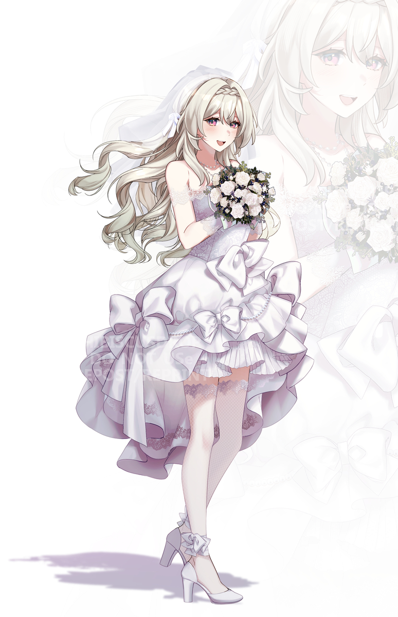 This is a pixiv picture whose title is hotaru wedding.