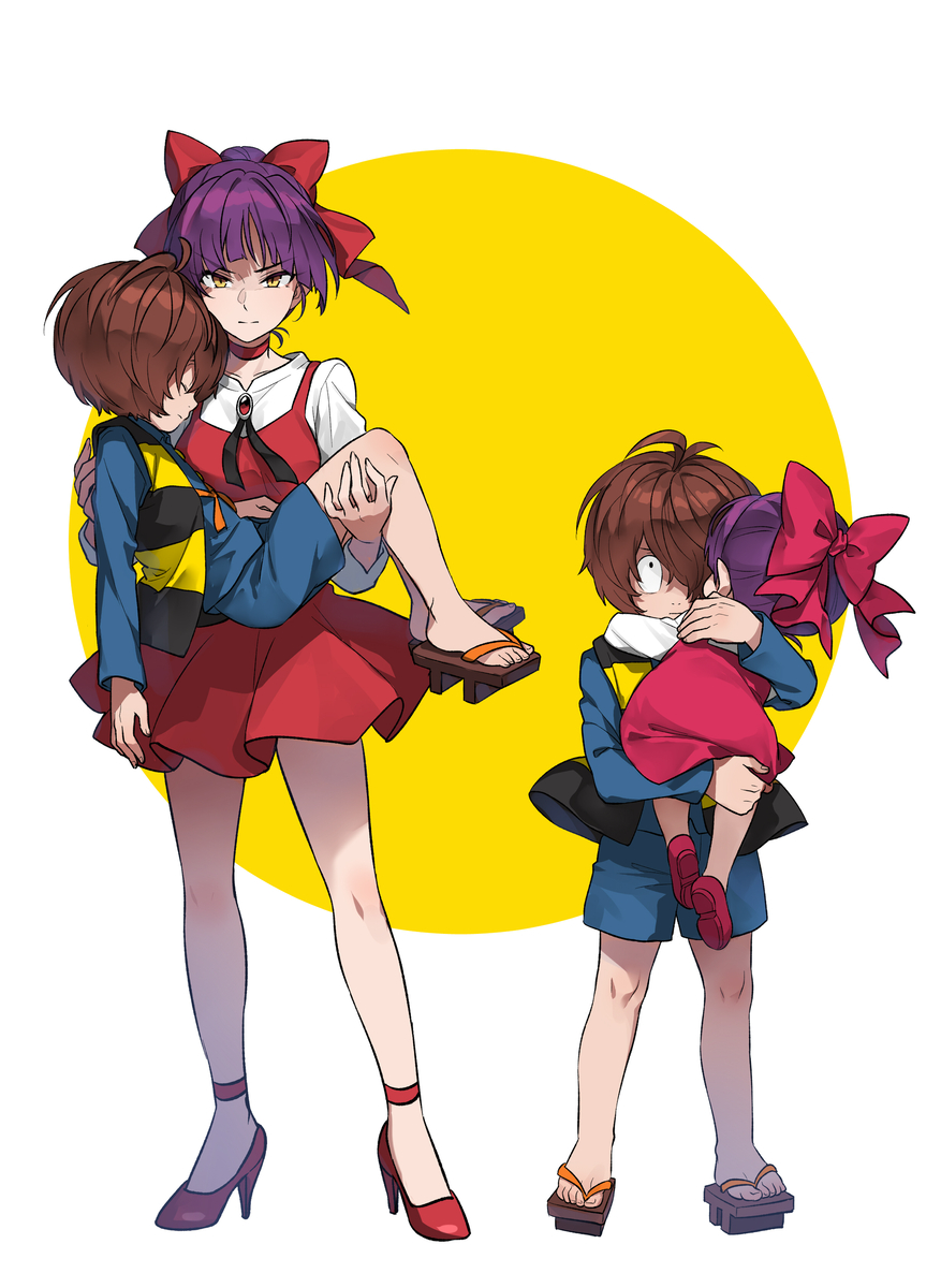 This is a pixiv picture whose title is 守る.