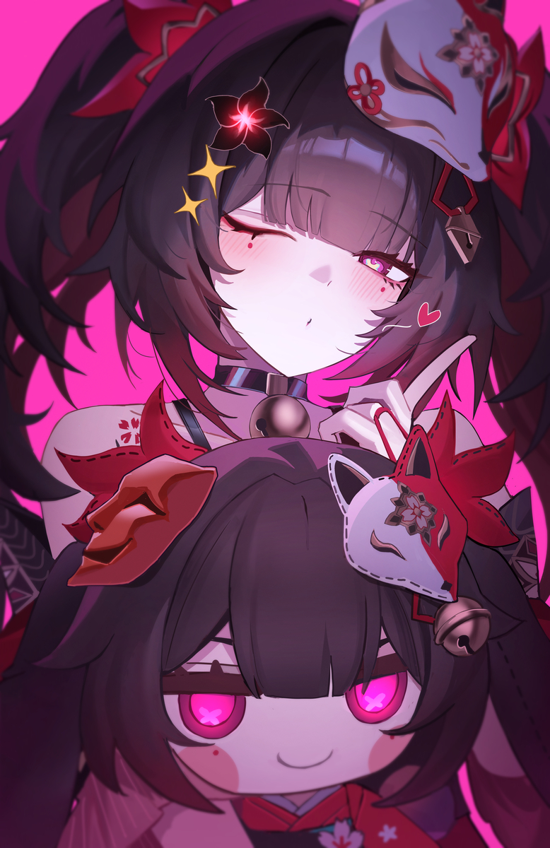 This is a pixiv picture whose title is 花火.
