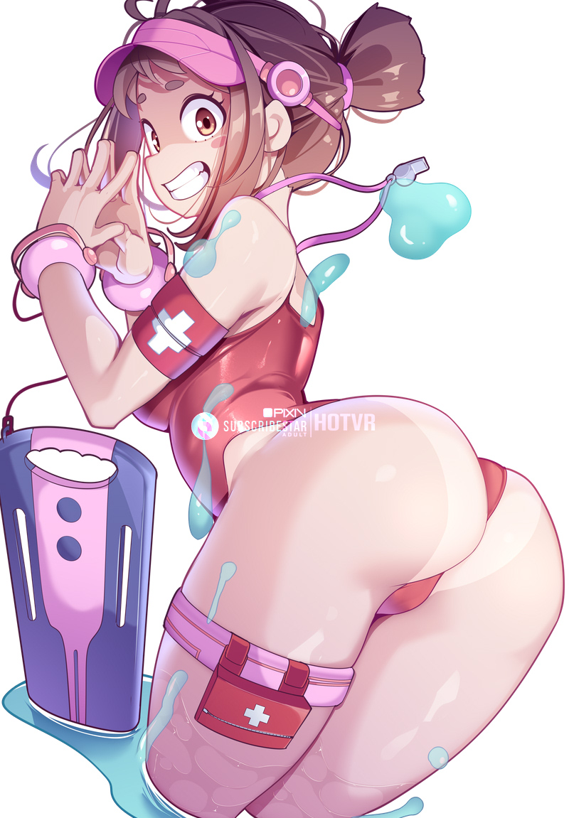 This is a pixiv picture whose title is Ochaco lifeguard..