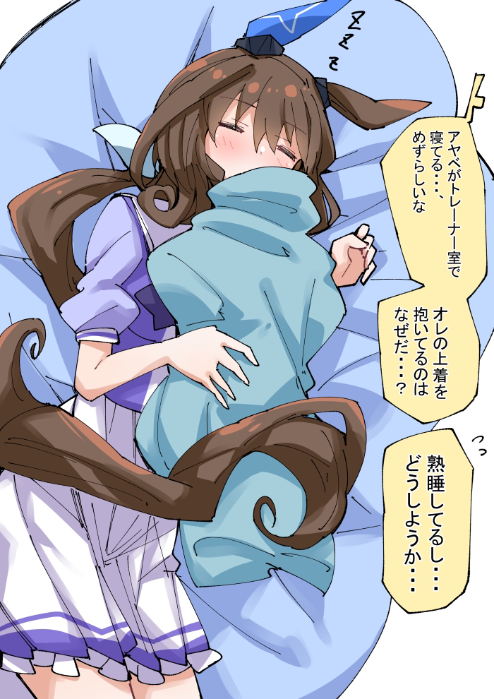 This is a pixiv picture whose title is 熟睡アヤベさん.