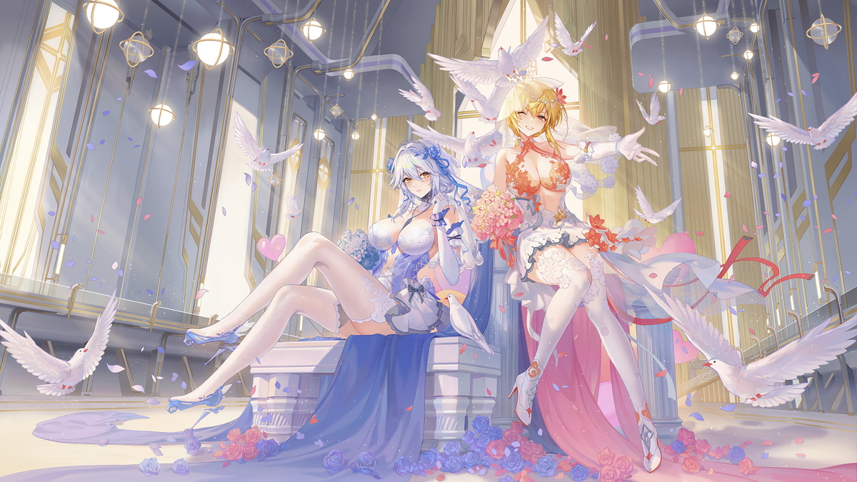 This is a pixiv picture whose title is ☆Wedding★.