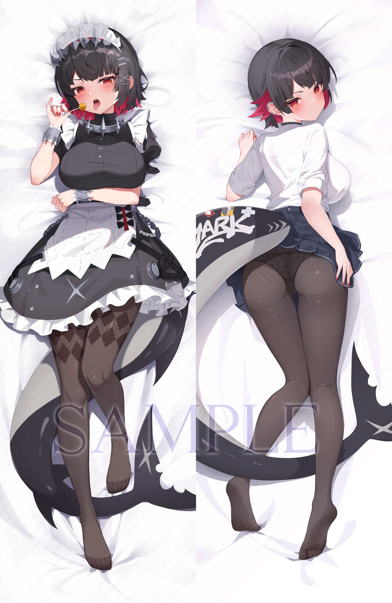 This is a pixiv picture whose title is 抱き枕.