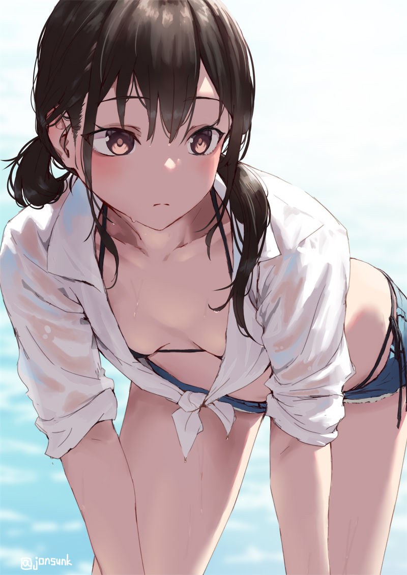 This is a pixiv picture whose title is 今年のトレンドはおさげの子.