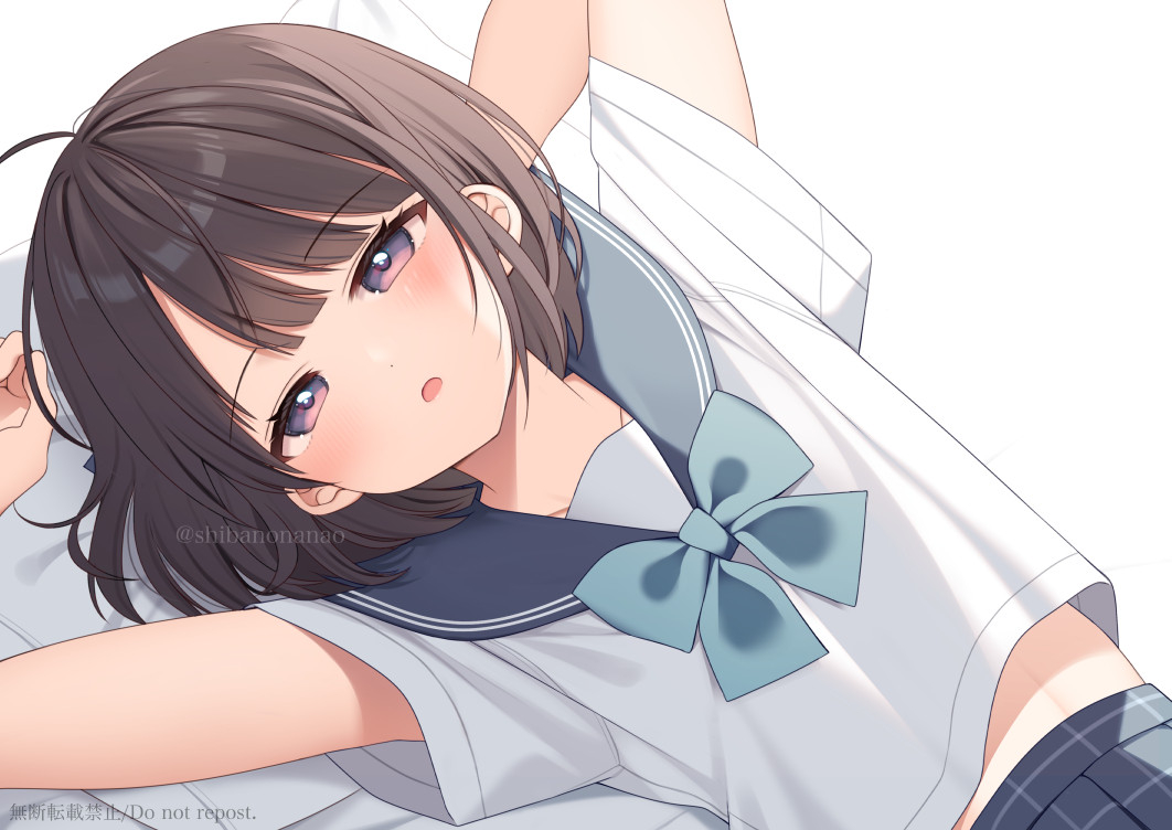 This is a pixiv picture whose title is 藍凪.