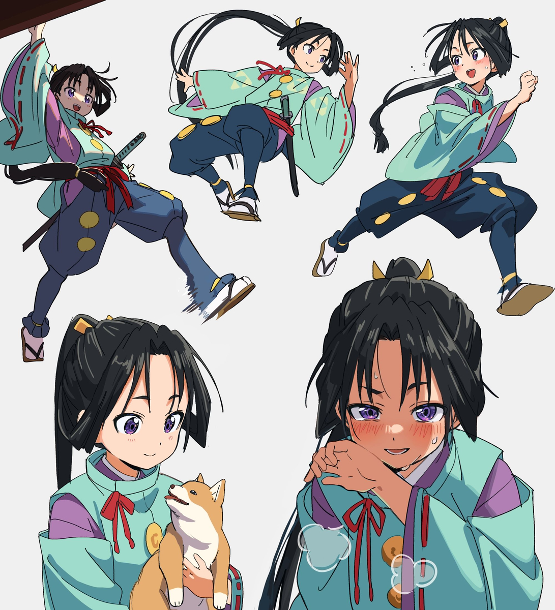 This is a pixiv picture whose title is 若君.