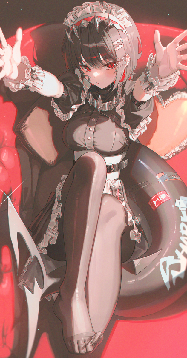 This is a pixiv picture whose title is 抱きしめて.