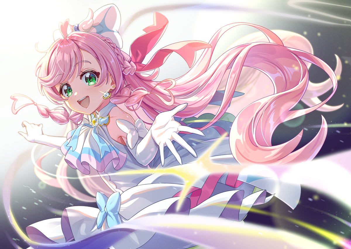 This is a pixiv picture whose title is キュアプリズム！！.