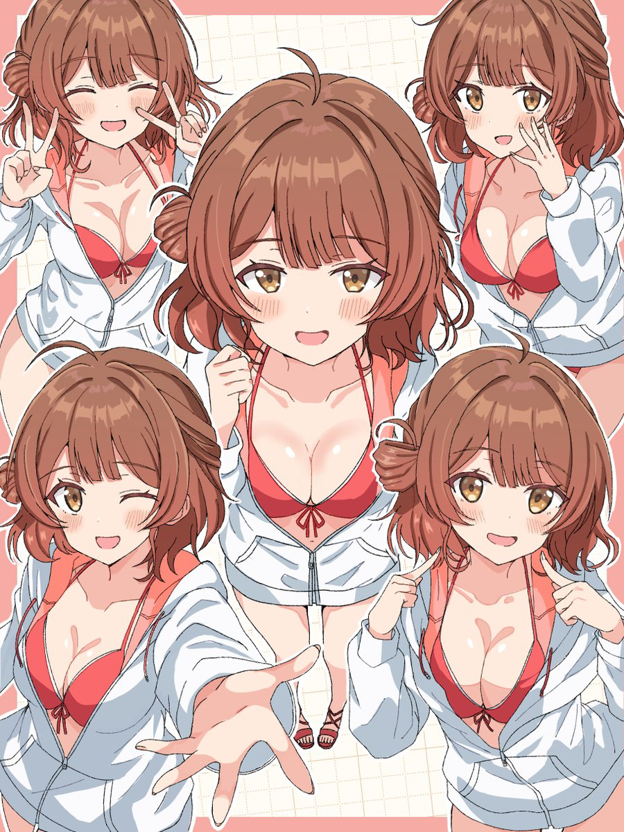 This is a pixiv picture whose title is キミとセミブルー！.