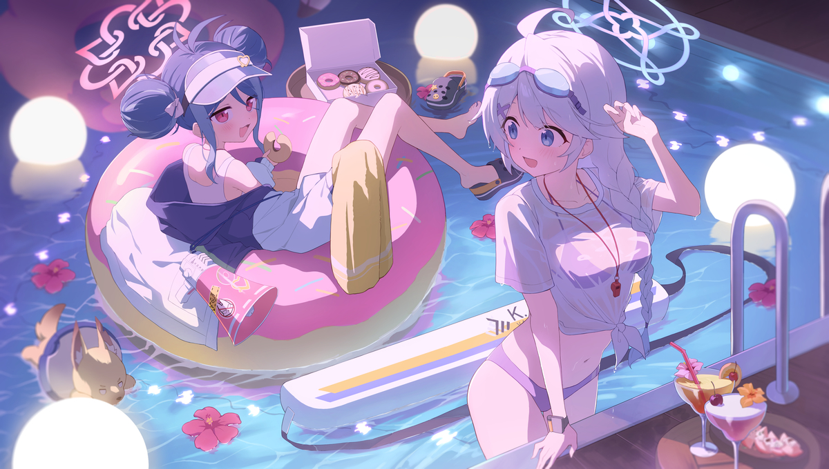 This is a pixiv picture whose title is 🍹.