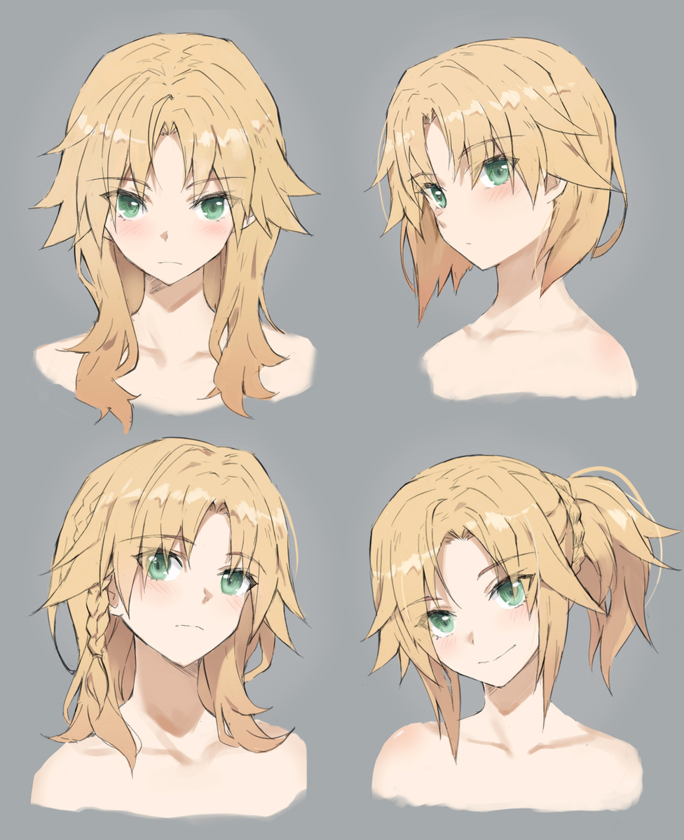 This is a pixiv picture whose title is モードレッドの新髪型.