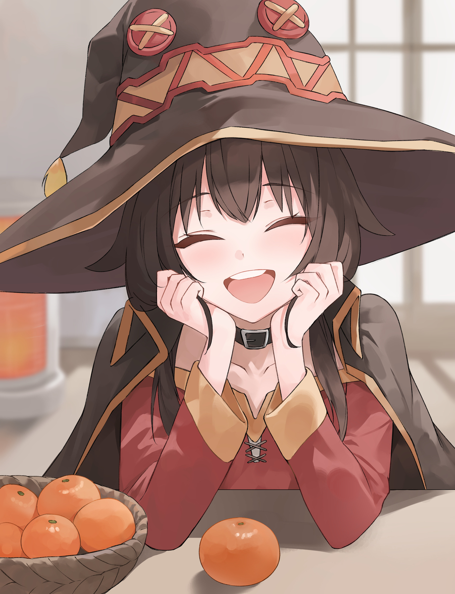 This is a pixiv picture whose title is めぐみん.