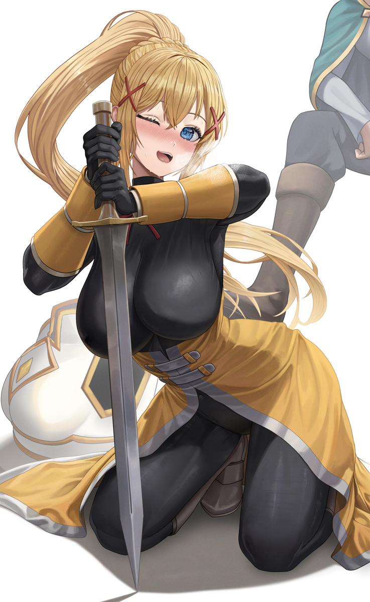 This is a pixiv picture whose title is 23日目, ダクネス.