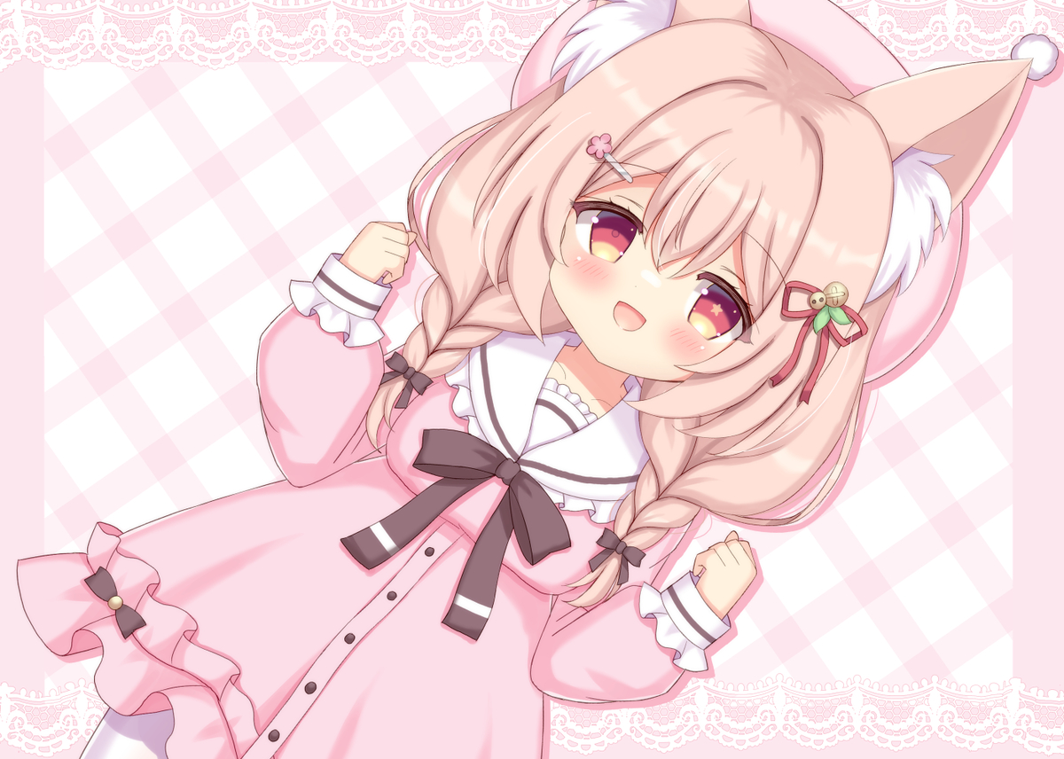 This is a pixiv picture whose title is 💖🎀(skeb).